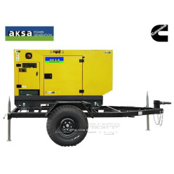 Передвижная дизельная электростанция AKSA APD 43C на шасси Передвижная дизельная электростанция AKSA APD 43C на шасси