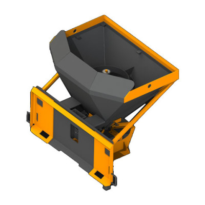 Пескоразбрасыватель на мини-погрузчик 300 литров