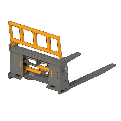 Паллетная вила с гидравлическим смещением для мини-погрузчиков 1500 Паллетная вила с гидравлическим смещением для мини-погрузчиков 1500