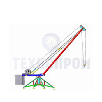Кран разборный стреловой поворотный КРСП-0,5, г/п 0,5т, Н=50м Кран разборный стреловой поворотный КРСП-0,5, г/п 0,5т, Н=50м