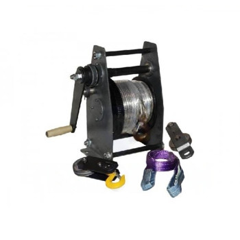 Лебедка барабанная ЛР-1 L-40 оцинк. Лебедка барабанная ЛР-1 L-40 оцинк.