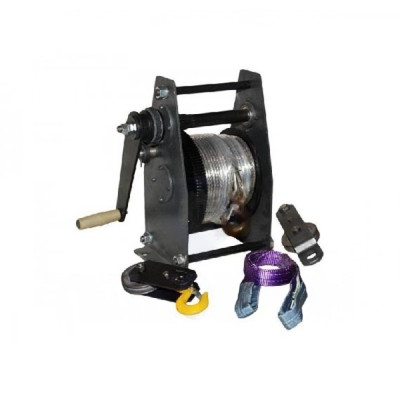 Лебедка барабанная ЛР-1,5 L-60 оцинк. Лебедка барабанная ЛР-1,5 L-60 оцинк.