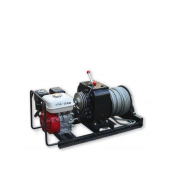 Лебёдка с тросом тяговая автономная РОСТ ЛТА-3/50 (ДВС Хонда) Лебёдка с тросом тяговая автономная РОСТ ЛТА-3/50 (ДВС Хонда)