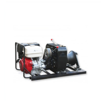 Лебёдка тяговая автономная РОСТ ЛТА-8 (ДВС Хонда) Лебёдка тяговая автономная РОСТ ЛТА-8 (ДВС Хонда)