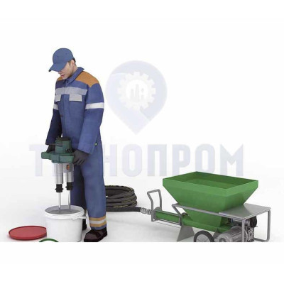 Растворонасос винтовой (героторный) СОСНА СО-71.100 Мини Растворонасос винтовой (героторный) СОСНА СО-71.100 Мини