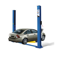 Двухстоечный электрогидравлический подъемник 4 т. Снятие стопоров с одной колонны PEAK 208