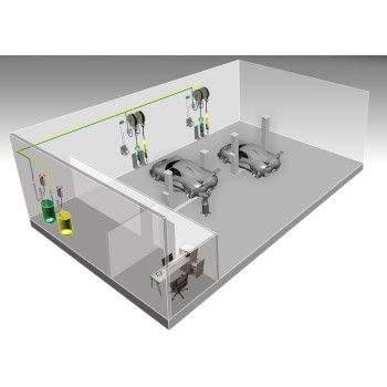 Автоматизированная стационарная cистема раздачи и учета масла, на 2 масла, 2 поста HPMCO-04-2 Автоматизированная стационарная cистема раздачи и учета масла, на 2 масла, 2 поста HPMCO-04-2