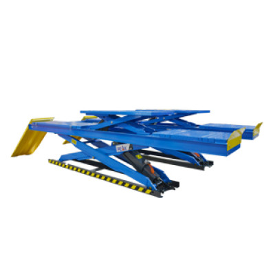 Двухуровневый ножничный подъемник под сход развал 4 т DX-4000A