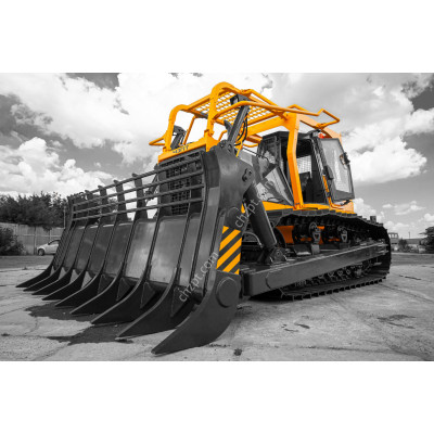 Бульдозер болотоход-корчеватель DR-10МТ.01