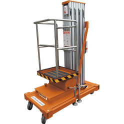 Телескопический подъемник GROST Single Mast 125-9 AC ( Single 0.125-9 ) Телескопический подъемник GROST Single Mast 125-9 AC ( Single 0.125-9 )