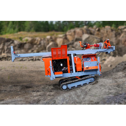 Буровая установка TITAN 120 с системой преодоления спуска/подъёма в 45 градусов