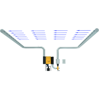 Система рециркуляции воздуха в цехе PUSH-PULL