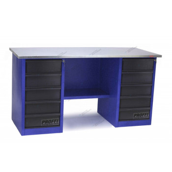 Верстак двухтумбовый (тумба с 5 ящиками) Верстак двухтумбовый (тумба с 5 ящиками)