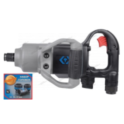 Гайковерт пневматический ударный 3/4, 2170 нм, в комплекте 3 торцевые головки king tony