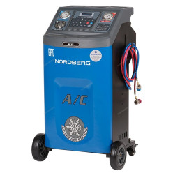 Установка полуавтомат для заправки автомобильных кондиционеров NORDBERG NF15 Установка полуавтомат для заправки автомобильных кондиционеров NORDBERG NF15