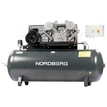 Компрессор поршневой с ременной передачей 380В, ресив. 500л, 1400л/мин