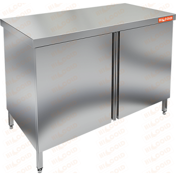 Стол нержавеющий центральный с распашными дверями HICOLD НСЗ-18/7