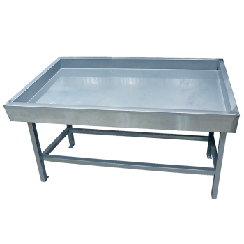 Прилавок холодильный среднетемпературный ПХС-1,55/0,85 (рыба-на-льду, под выносное холодоснабжение)