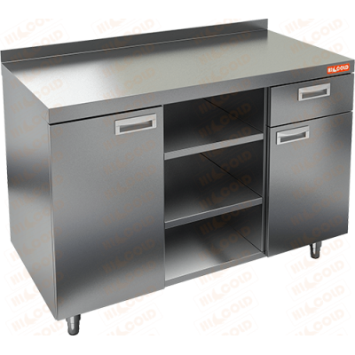 Стол пристенный для кофемашин HICOLD НБМКМО-12/6Б