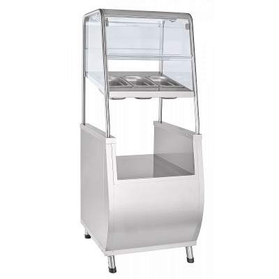 Прилавок для столовых приборов ПСПХ-70Т с хлебницей (21000801031)