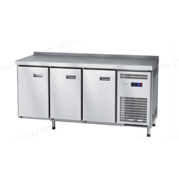 Стол холодильный СХС-60-02 неохлаждаемая столешница с бортом (дверь, дверь, дверь) (24020011110) Стол холодильный СХС-60-02 неохлаждаемая столешница с бортом (дверь, дверь, дверь) (24020011110)