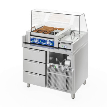 Станция для бургеров и хот-догов БАВАРИЯ БХС - 900.700-02 Станция для бургеров и хот-догов БАВАРИЯ БХС - 900.700-02