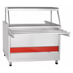 Мармит 1-х блюд ПМЭС-70КМ (2 конфорки, одна полка, подсветка 1120 мм) столешница нерж. 21000010254 Мармит 1-х блюд ПМЭС-70КМ (2 конфорки, одна полка, подсветка 1120 мм) столешница нерж. 21000010254