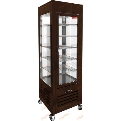 Витрина кондитерская вертикальная HICOLD VRC 350 Brown