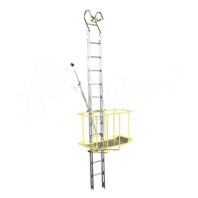 Лестница подвесная с навесной площадкой ЛПС-6,0НП