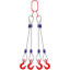 Строп канатный с 4 крюками 25Тх3М