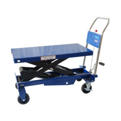 Тележка гидравлическая платформенная TJ-100 AE&T 1000кг Тележка гидравлическая платформенная TJ-100 AE&T 1000кг