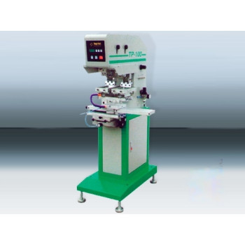 Тампопечатный станок TP-100S2 двухкрасочный шатл Тампопечатный станок TP-100S2 двухкрасочный шатл