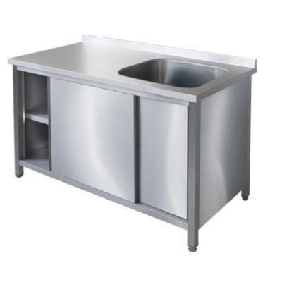 Стол-купе пристенный с ванной моечной ИТЕРМА СБ 271-1507 МЛ