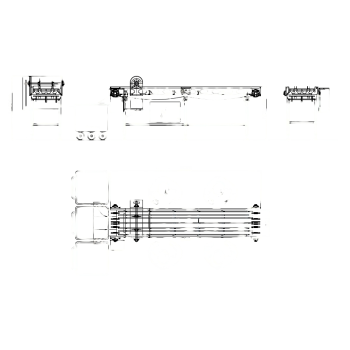 Maшина для резки и транспортировки куриных лап