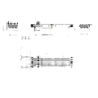 Maшина для резки и транспортировки куриных лап
