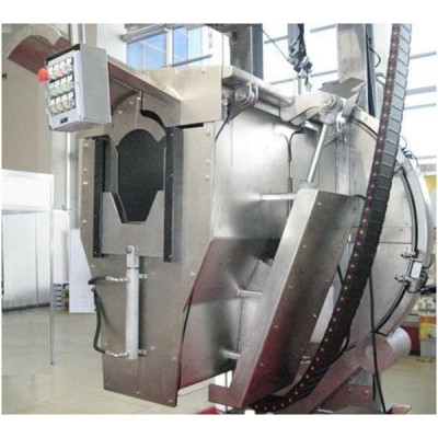 Бокс ритуального убоя КРС опрокидной