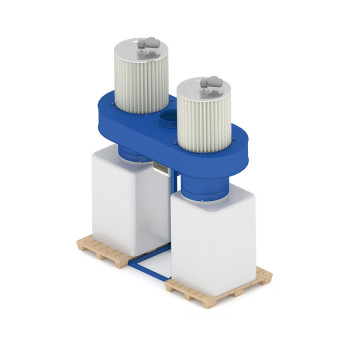 Агрегат для улавливания мелкодисперсной пыли и стружки ПФЦ-8000КР