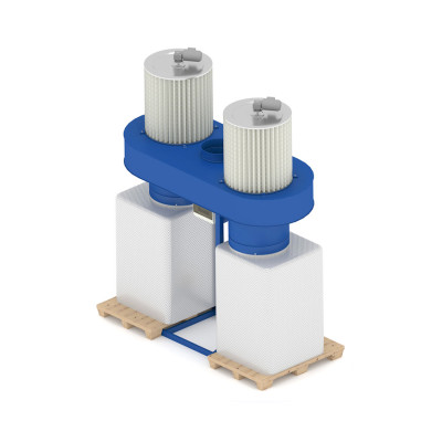 Агрегат для улавливания мелкодисперсной пыли и стружки ПФЦ-8000КР