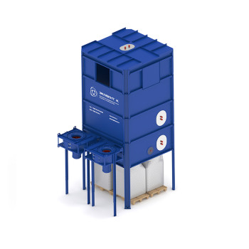 Рукавный напорный фильтр с вибровстряхиванием ФРН-10-Н