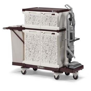 Тележка для горничной ANTHEA 262R-02W серии MAGIC-ART Тележка для горничной ANTHEA 262R-02W серии MAGIC-ART