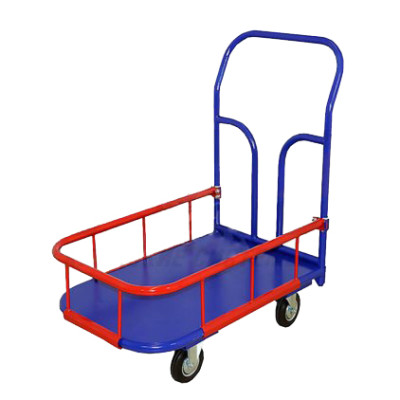 Тележка платформенная с бортиком 150 мм ТПБ 10 (г/п 550 кг, 1800x800 мм, колеса литая протекторная резина 200 мм) Тележка платформенная с бортиком 150 мм ТПБ 10 (г/п 550 кг, 1800x800 мм, колеса литая протекторная резина 200 мм)