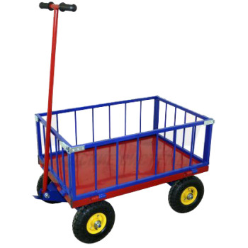 Тележка с поворотной осью ТПОБ 7 Т (г/п 450 кг, 1400x800 мм, колеса литые 250 мм) Тележка с поворотной осью ТПОБ 7 Т (г/п 450 кг, 1400x800 мм, колеса литые 250 мм)