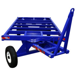 Большегрузная тележка БТ-К (г/п 3 т, 3000x1250 мм, без настила, без бортов) Большегрузная тележка БТ-К (г/п 3 т, 3000x1250 мм, без настила, без бортов)