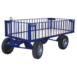 Большегрузная тележка БТ-КБ (г/п 3 т, 2000x1250 мм, каркасные борты 420 мм) Большегрузная тележка БТ-КБ (г/п 3 т, 2000x1250 мм, каркасные борты 420 мм)