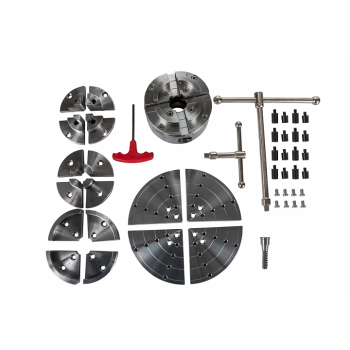 114 мм 4-х кулачковый токарный патрон по дереву в наборе CK-4.5Z/S1 114 мм 4-х кулачковый токарный патрон по дереву в наборе CK-4.5Z/S1