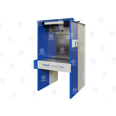 Малогабаритная покрасочная камера с водяной завесой Корст OKVZ-1000 Малогабаритная покрасочная камера с водяной завесой Корст OKVZ-1000
