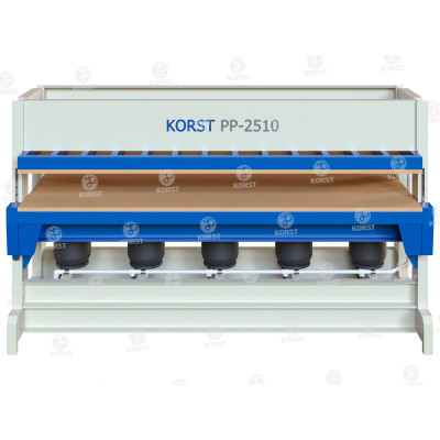 Холодный пневматический пресс Korst PP-2515 для склеивания и облицовки заготовок