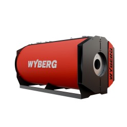 Котёл водогрейный жаротрубный WYBERG R 1000, трёхходовой