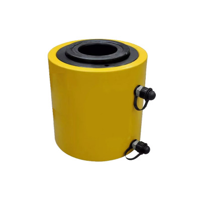 Домкрат гидравлический TOR ДП60Г100 (HHYG-60100KS), 60 т с полым штоком Домкрат гидравлический TOR ДП60Г100 (HHYG-60100KS), 60 т с полым штоком