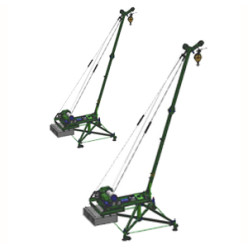 Кран стреловой поворотный "МАСТЕР-3" 1000 кг 50 м без колес с грузом Кран стреловой поворотный "МАСТЕР-3" 1000 кг 50 м без колес с грузом